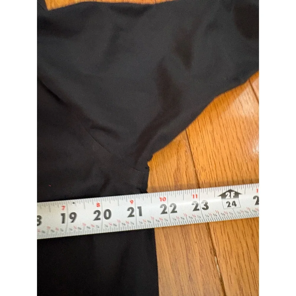 Banana Republic Mens Non Iron Slim Fit Dress Shirt Black 15-15.5 M Cotton RN5402